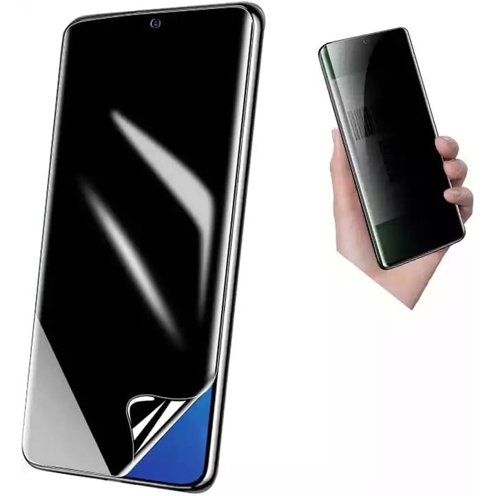 Folie Privacy din Hydrogel, compatibila cu Xiaomi Poco X8 Pro Max, Protectie fata, Rezistenta la socuri, Anti-Spy