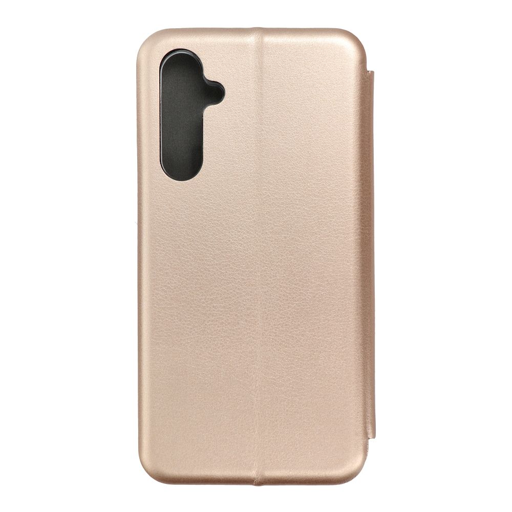 Husa de protectie PremiumCell Tip carte pentru Samsung A34, Suport card, Functie de Stand si Inchidere Magnetica, Protectie Sporita, Auriu