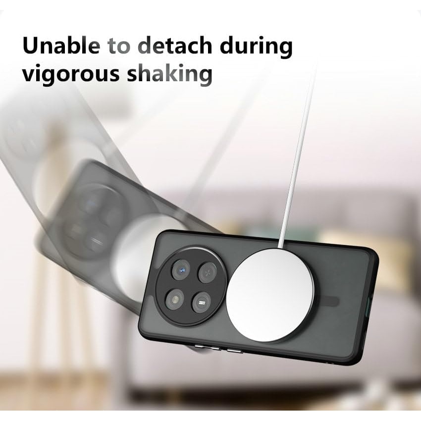 Carcasa pentru Honor Magic 7 Lite/X9c/X60 Pro, anti-cadere, cu adsorbtie magnetica incorporata, rezistenta la socuri, neagra