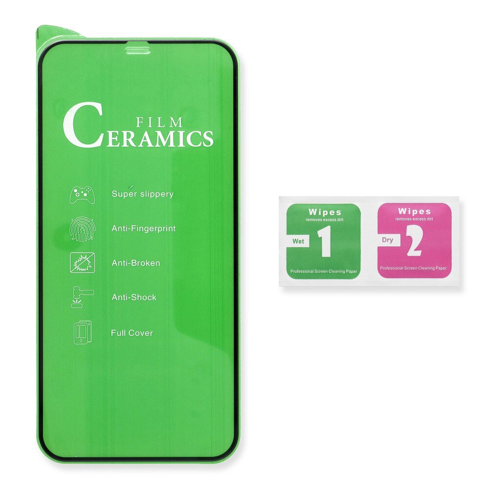 Folie telefon, Ceramic Glass Antisoc, 9H, pentru Samsung Galaxy A56, Acoperire pe tot ecranul, Anti-Static, HD, Smudge Proof, Black