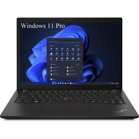 Laptop Lenovo ThinkPad X13 Gen 3 (AMD), 13.3" WUXGA 1920x1200 IPS, AMD Ryzen 5 PRO 6650U 6-core, 8 GB DDR5, 256 GB SSD m2 PCIe, AMD Radeon 660M Graphics, Windows 11 Pro, Aluminium Case 1.25 kg Thunder Black