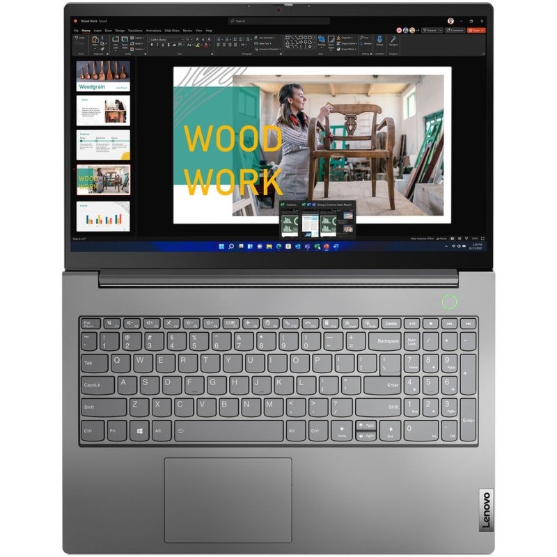 Laptop Lenovo 15.6'' ThinkBook 15 G4 IAP, FHD IPS, Procesor Intel® Core™ i5-1235U (12M Cache, up to 4.40 GHz, with IPU), 24GB DDR4, 2TB SSD, Intel Iris Xe, No OS, Mineral Gray