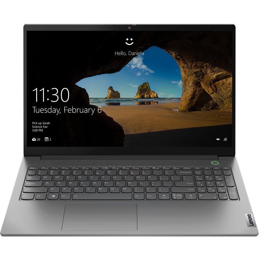 Laptop Lenovo ThinkBook 15 G2 ARE cu procesor AMD Ryzen 3 4300U pana la 3.70 GHz, 15.6", Full HD, 8GB, 256GB SSD, AMD Radeon Grahics, Free DOS, Mineral Grey