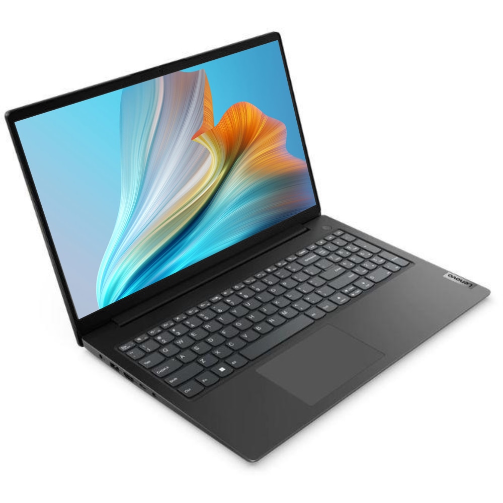 Laptop Lenovo V15, Intel Core i3 1315U, 24GB Memory, 256GB SSD, 15.6" FullHD Display, Black, Hungarian Layout, Windows 11 Pro