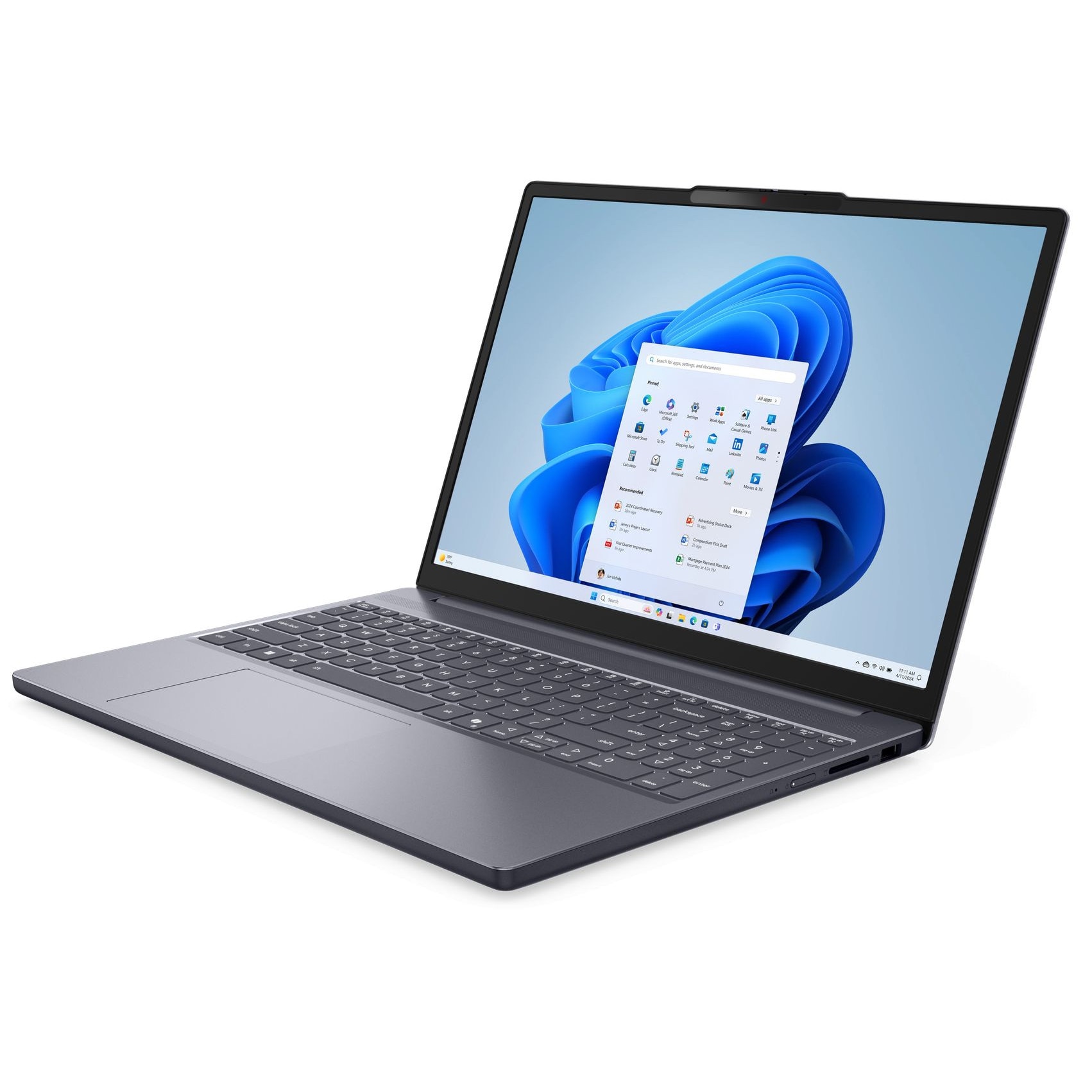 Laptop Lenovo IdeaPad Slim 3 15IRH10, 83K100SRRM, 15.3", Intel Core i5-13420H (8 nuclee), Intel UHD Graphics, 24GB (8GB integrat + 16GB) 4800MHz DDR5, Gri
