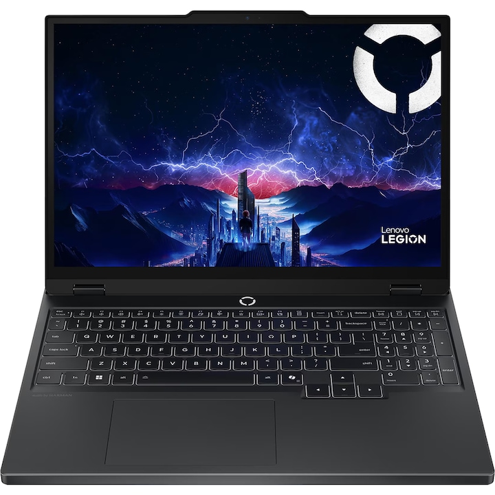 Laptop Lenovo Legion 5 15IRX10, 83LY00RQBM, 15.3", Intel Core i7-13650HX (14-core), NVIDIA GeForce RTX 5050 (8GB GDDR7), 16GB 4800MHz (1x16GB) DDR5, Negru