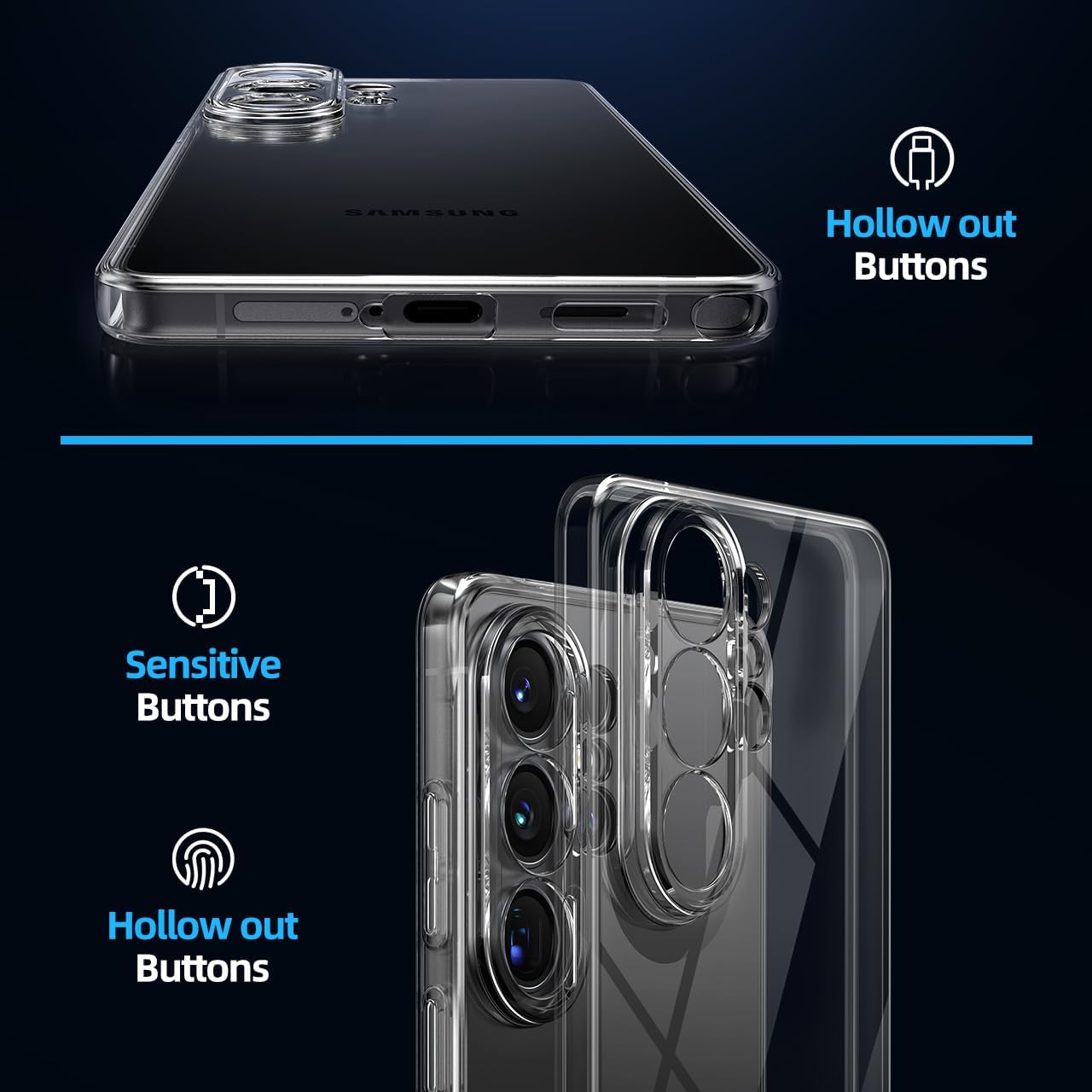 Husa pentru Samsung Galaxy S26 Ultra, Joyshell, Silicon Premium, Ultra Slim, Protectie Camere, Transparenta