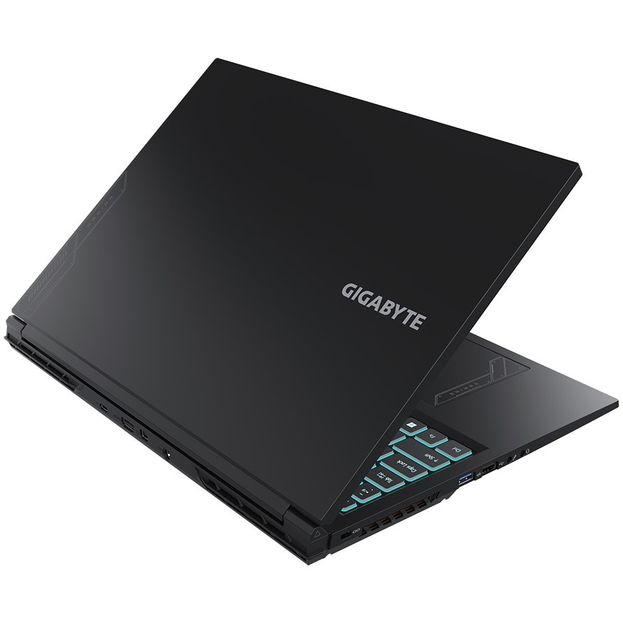 Laptop Gaming Gigabyte G6 MF cu procesor Intel® Core™ i7-13620H pana la 4.9GHz, 16'', Full HD+, 165Hz, 16GB DDR5 RAM, 512GB SSD, Nvidia RTX 4050 6GB GDDR6, No OS, Black