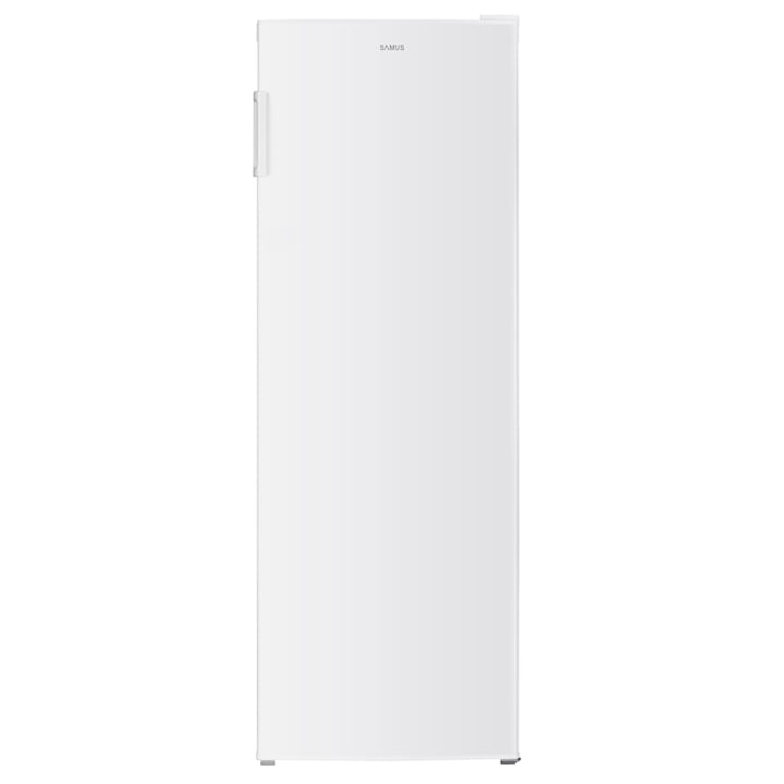 Frigider- racitor Samus SR459IE, 331 L, 6 rafturi, Clasa energetica E, Dezghetare automata, H 172.5 cm, Alb