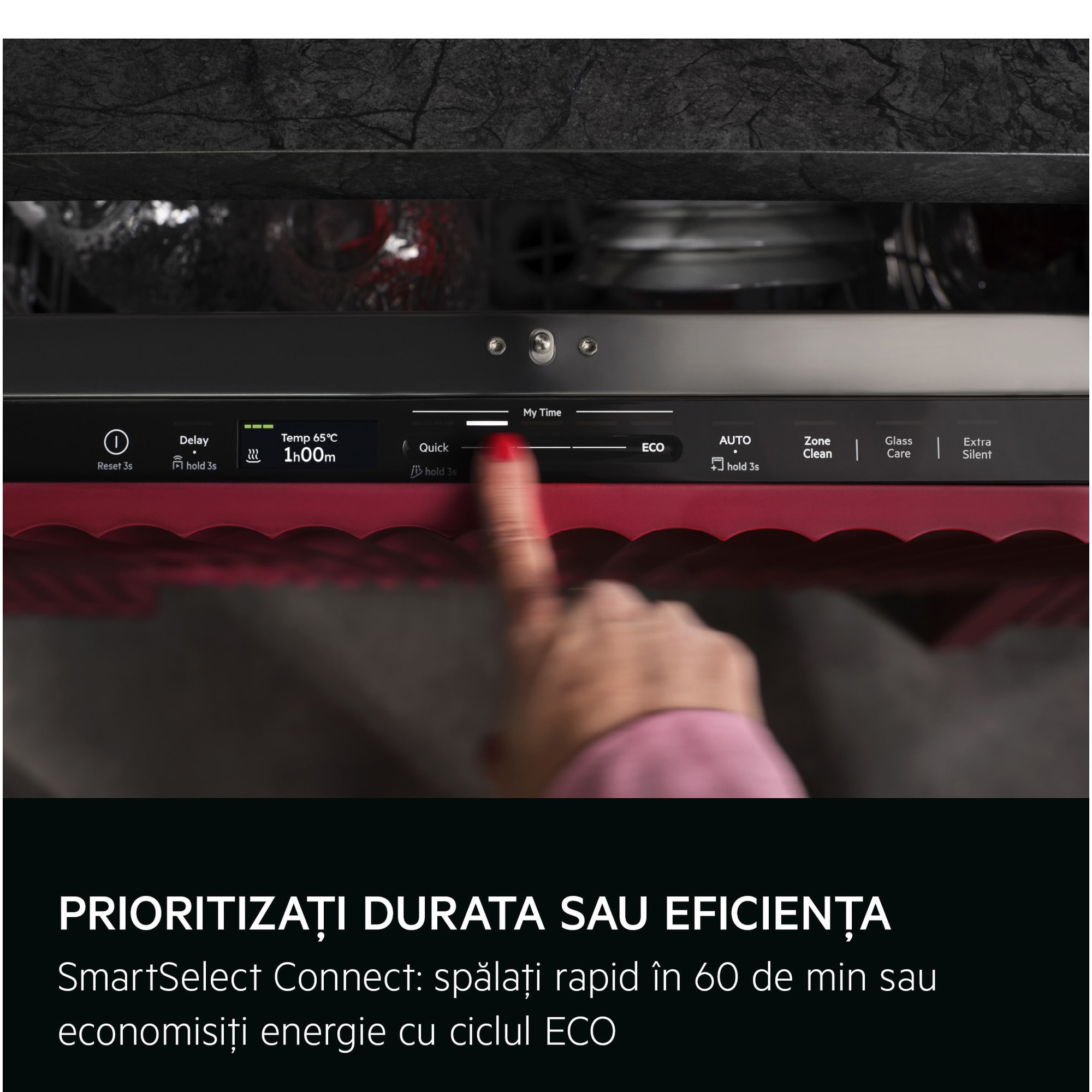 Masina de spalat vase incorporabila AEG NG92IA20TK, 14 seturi, 8 programe, clasa energetica A , Conectivitate WI-FI, dimensiune 60 cm