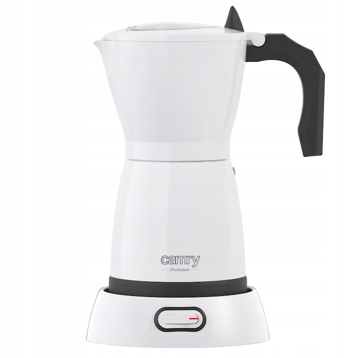 Espressor electric Camry CR 4415 compact alb negru 300ml 25.5x17.5x13.5cm