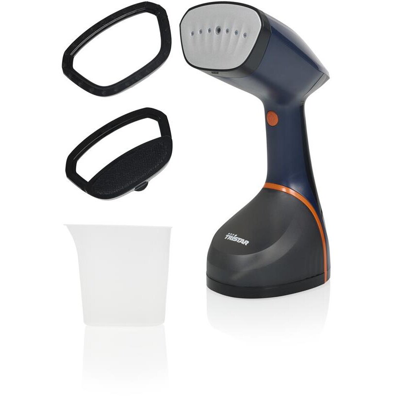 Aparat de calcat cu abur pentru haine Tristar, ST-8965, Portabil, 1500 W, 0, 25 L, 25 g/min, Negru