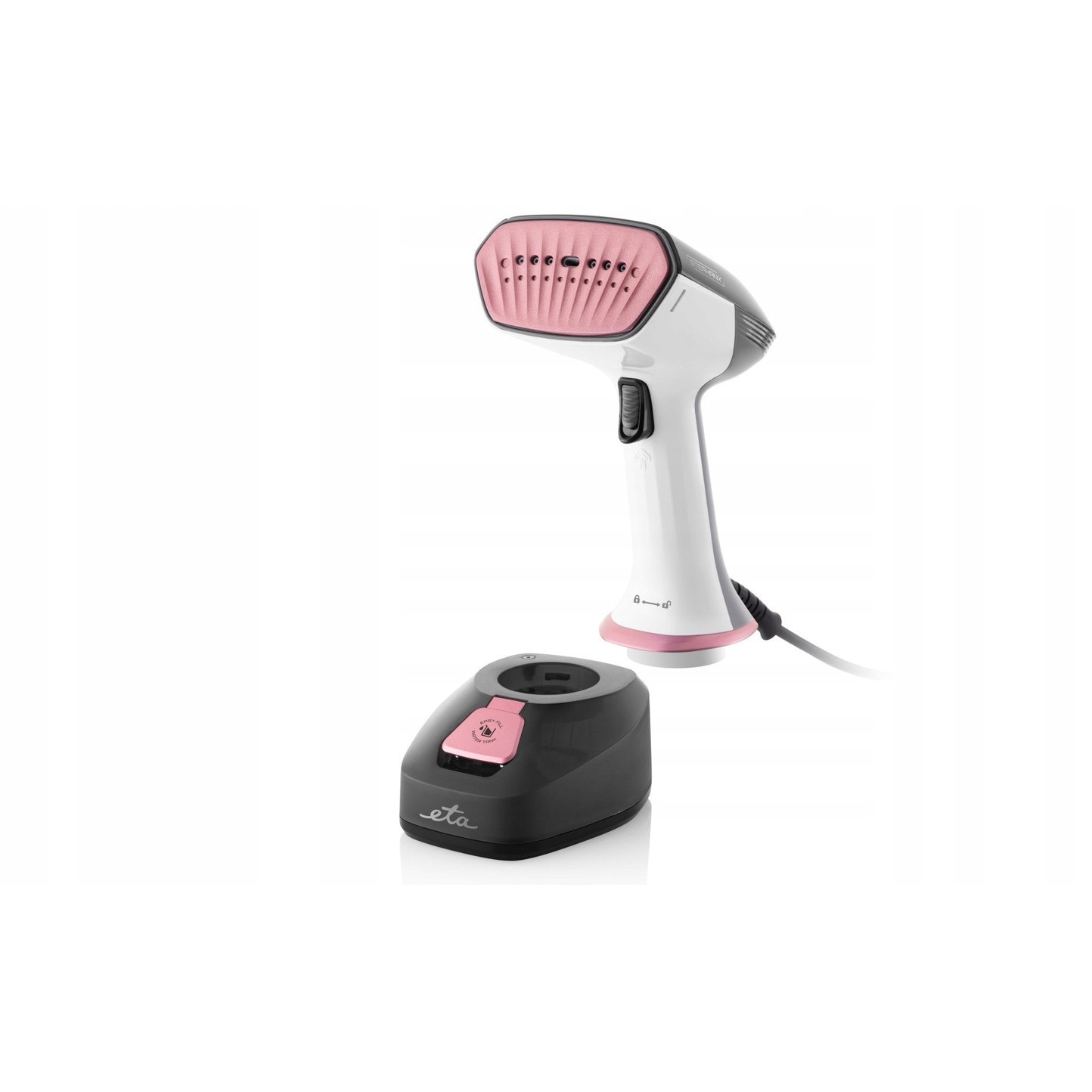 Fier de calcat cu abur ETA Stephany, ceramica, 1400W, alb-gri, 380ml