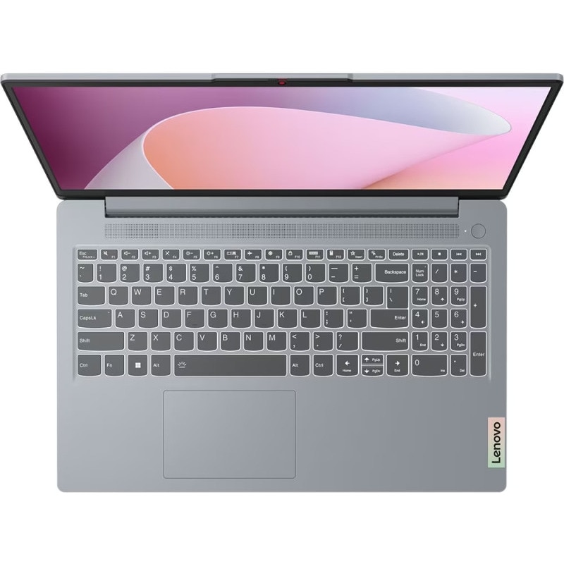Laptop Lenovo IdeaPad Slim 3 15ABR8 cu procesor AMD Ryzen™ 7 5825U pana la 4.5GHz, 15.6" Full HD, 16GB DDR4, 2TB SSD, AMD Radeon™ Graphics, No OS, Arctic Grey