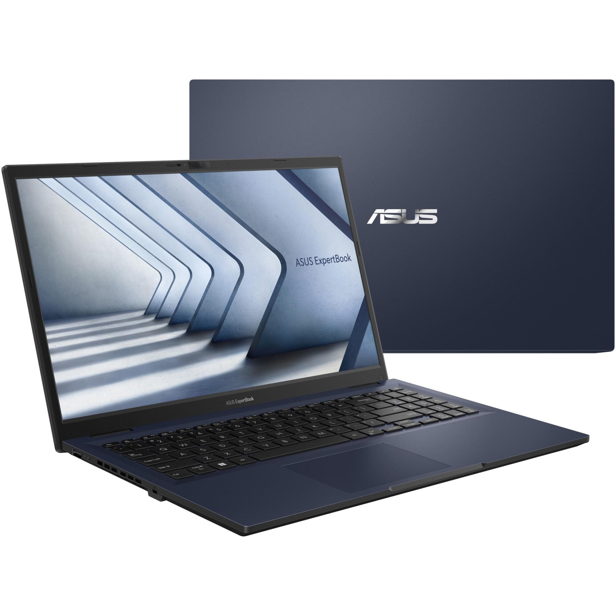 Laptop ASUS ExpertBook B1 B1502CBA cu procesor Intel® Core™ i5-1235U pana la 4.4 GHz, 15.6", Full HD, 8GB DDR4, 512GB SSD, Intel® UHD Graphics, No OS, Star Black, 3 years warranty