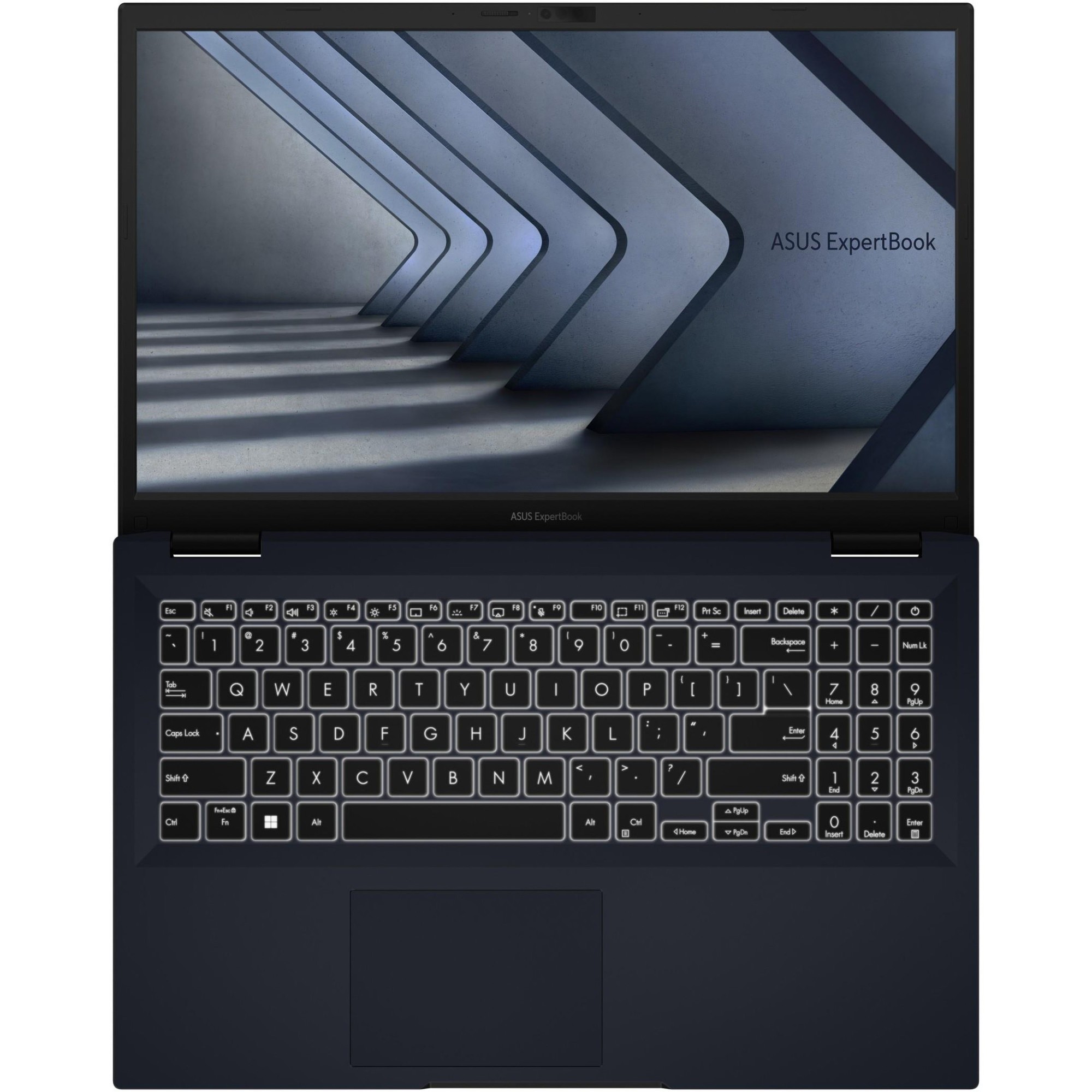 Laptop ASUS ExpertBook B1 B1502CBA cu procesor Intel® Core™ i5-1235U pana la 4.4 GHz, 15.6", Full HD, 8GB DDR4, 512GB SSD, Intel® UHD Graphics, No OS, Star Black, 3 years warranty