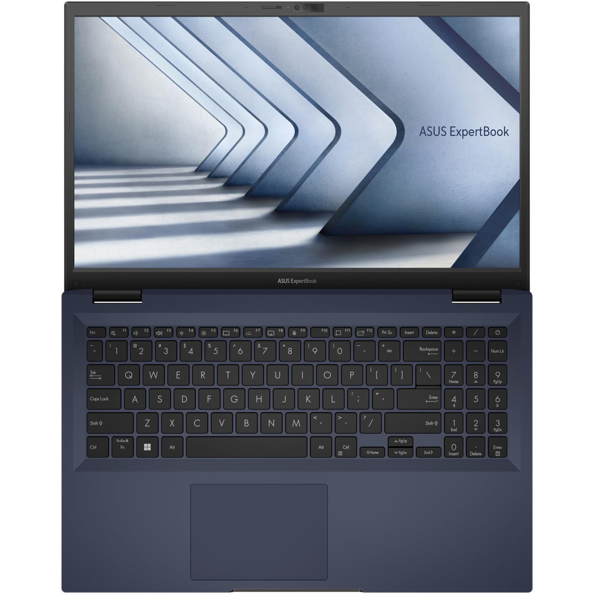 Laptop ASUS ExpertBook B1 B1502CBA cu procesor Intel® Core™ i5-1235U pana la 4.4 GHz, 15.6", Full HD, 8GB DDR4, 512GB SSD, Intel® UHD Graphics, No OS, Star Black, 3 years warranty