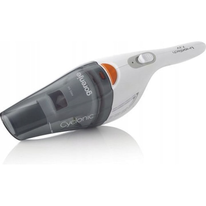 Aspirator manual Gorenje, MVC72FW, fara fir, alb, 14 min autonomie, 55 W