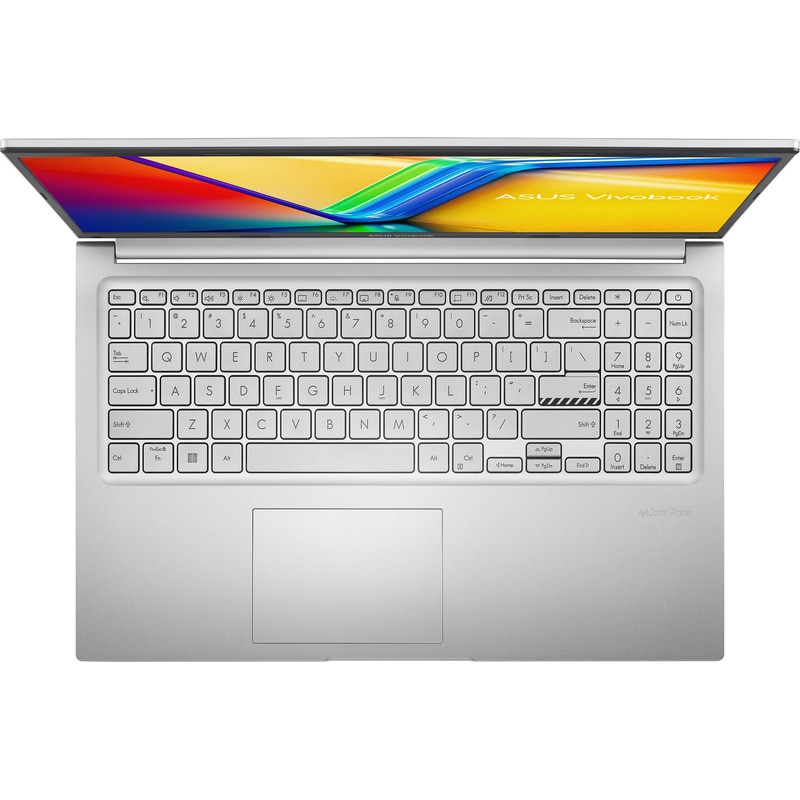 Laptop ASUS Vivobook 15 M1502YA cu procesor AMD Ryzen™ 7 7730U pana la 4.5GHz, 15.6'', Full HD, IPS, 24GB DDR4, 256 GB SSD, AMD Radeon™ Graphics, No OS, Cool Silver