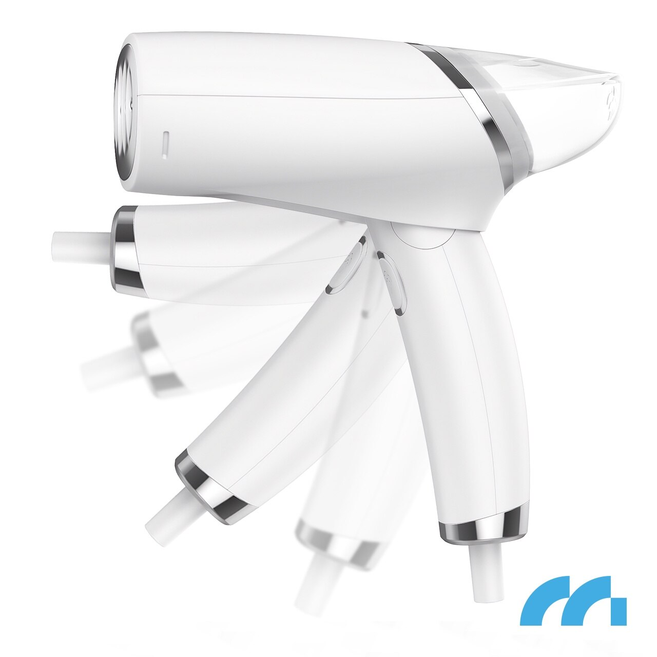 Fier de calcat cu aburi turistic Maltec HDS1000W, putere 1000W, rezervor 110 ml, alb, 1 buc
