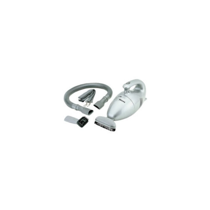Aspirator portabil HS 2631, 700W, gri, 240x150x120mm, capacitate recipient 0.8L, set accesorii
