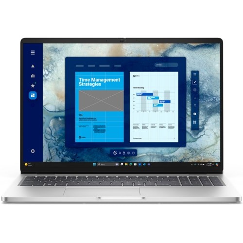 Laptop Dell Pro 16 PC16250 cu procesor Intel® Core™ Ultra 7 265U pana la 5.3GHz, 16", Full HD+, 32GB DDR5, 1TB SSD, Intel® Graphics, Windows 11 Pro, Platinum Silver, 3y Next Business Day Onsite Servic
