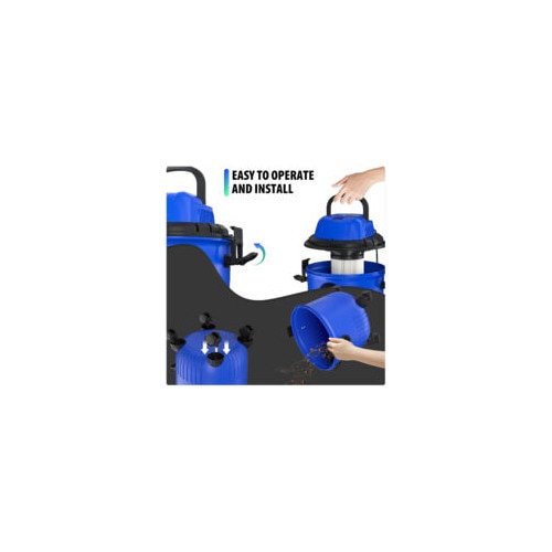 Aspirator umed si uscat 3 in 1, 15L, 2000W, 60dB, 32x32x36.5cm, accesorii incluse