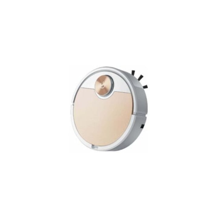 Aspirator robot cu functie de mop, navigare laser, detectie automata a obstacolelor, 1500 mAh, multicolor