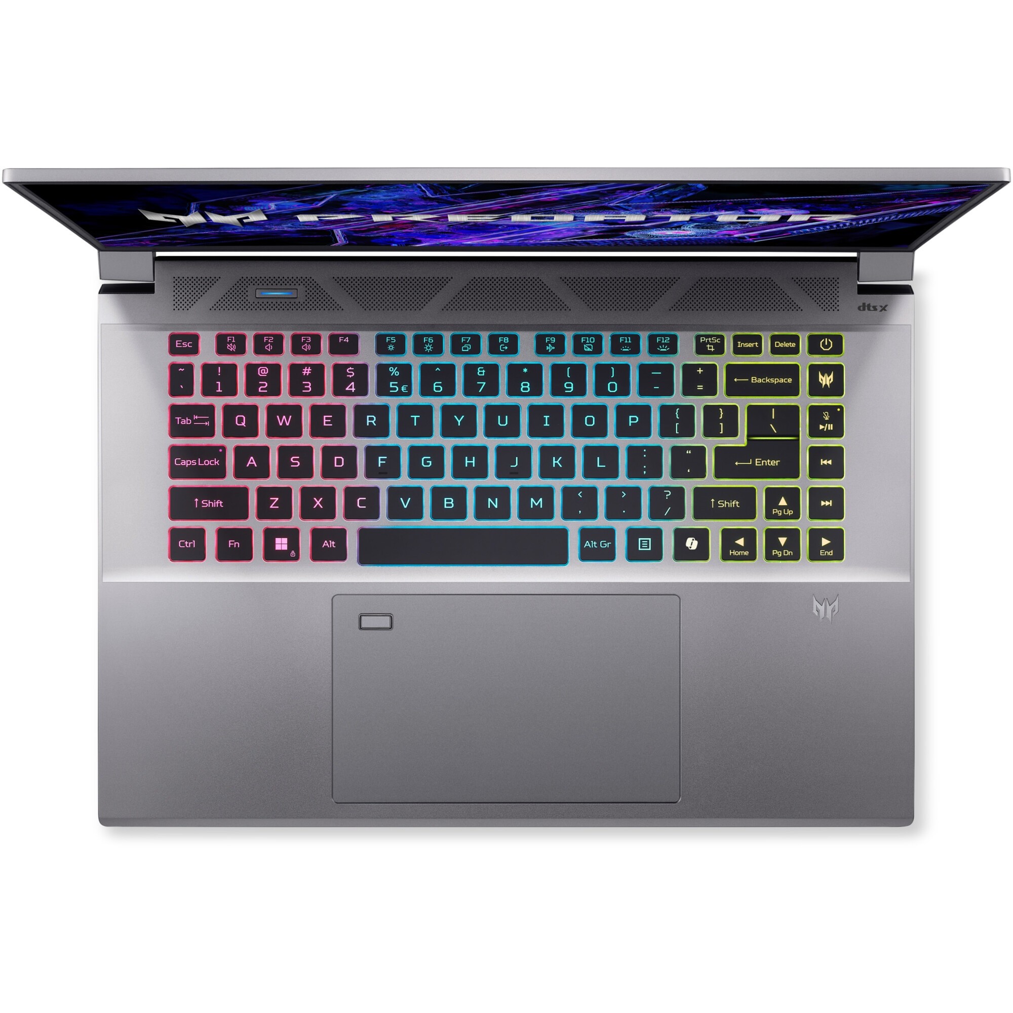 Laptop Gaming Acer Predator Triton Neo 16 PTN16-51-7179 cu procesor Intel® Core™ Ultra 7 155H pana 4.8GHz, 16" WQXGA+, IPS, 165Hz, 32 GB LPDDR5X RAM, 1TB SSD, NVIDIA® GeForce RTX™ 4070, No OS, Sparkly Silver