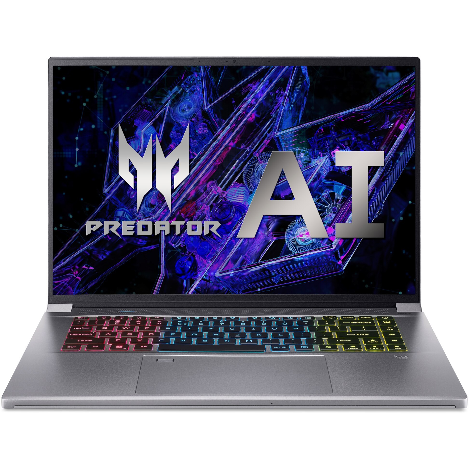 Laptop Gaming Acer Predator Triton Neo 16 PTN16-51-7179 cu procesor Intel® Core™ Ultra 7 155H pana 4.8GHz, 16" WQXGA+, IPS, 165Hz, 32 GB LPDDR5X RAM, 1TB SSD, NVIDIA® GeForce RTX™ 4070, No OS, Sparkly Silver