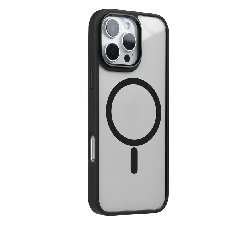 Husa de protectie, pentru Apple iPhone 16 Pro, incarcare MagSafe, protectie si aspect premium, model Honor, negru