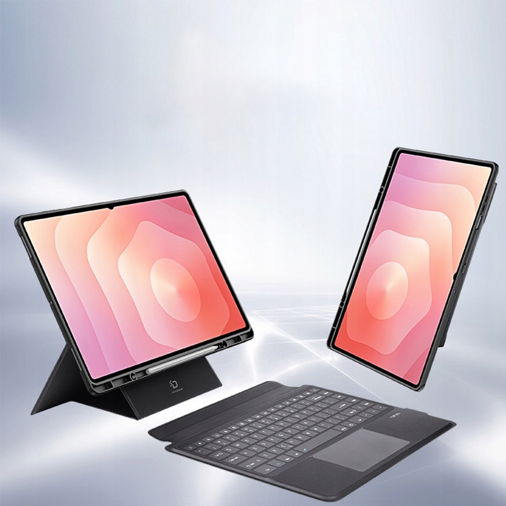 Husa tableta Dux Ducis DK cu tastatura si touchpad, neagra, pentru Samsung Galaxy Tab S11 Ultra 14.6"