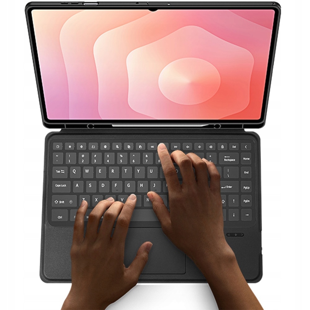 Husa tableta Dux Ducis DK cu tastatura si touchpad, neagra, pentru Samsung Galaxy Tab S11 Ultra 14.6"