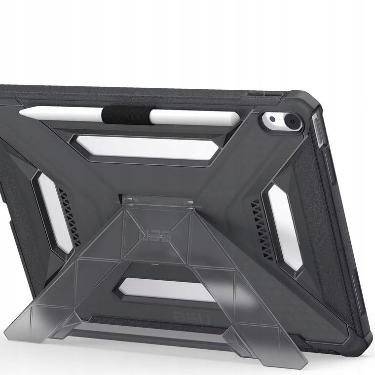 Etui Urban Armor Gear Scout Plus pentru iPad Air 11", TPU, colturi intarite, Ash, 2025