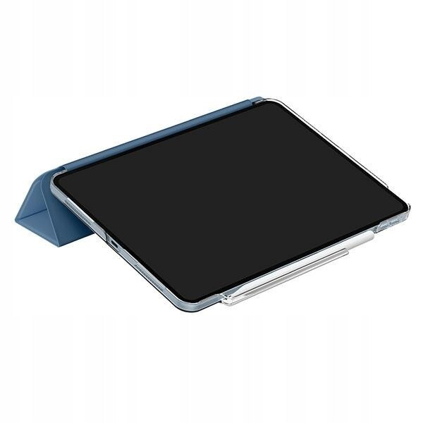 Etui pentru iPad Air 11" 2024, UNIQ Camden Click, Y-fold, suport Apple Pencil, albastru