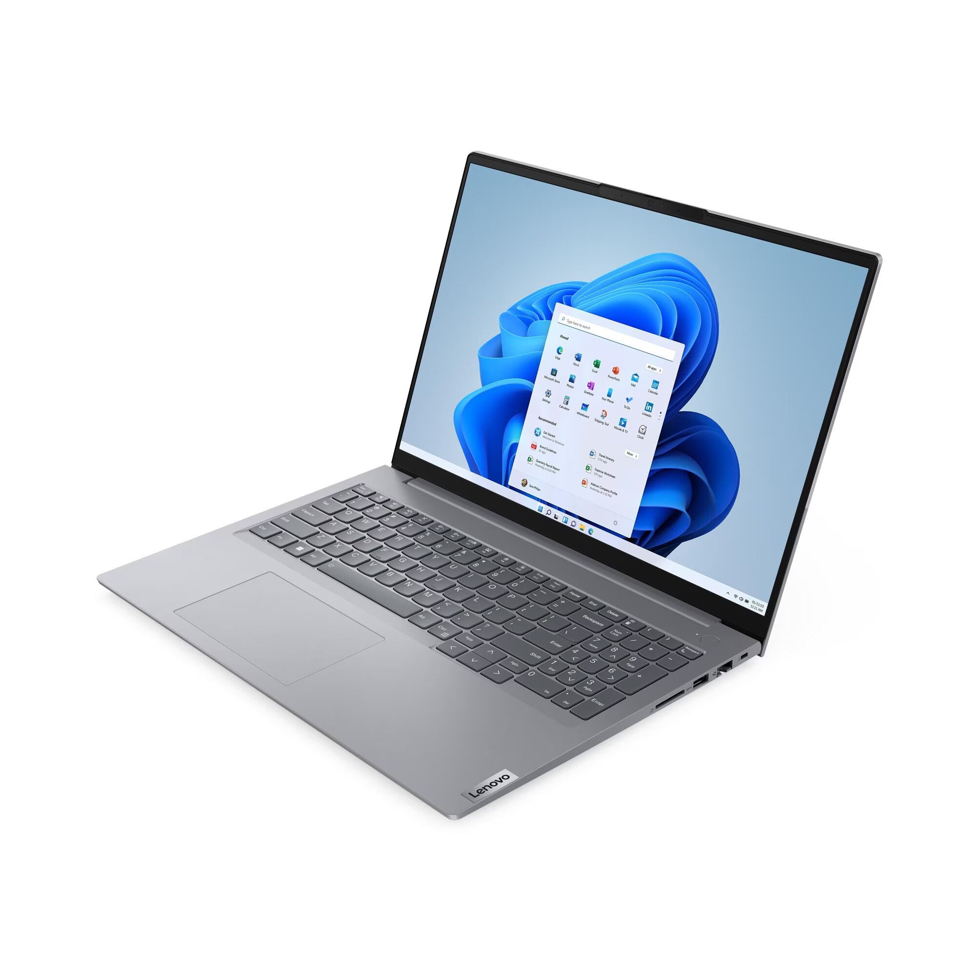 Laptop Lenovo ThinkBook 16 G6 IRL Intel Core i3-1315U, 8GB DDR5, SSD 256GB, ecran 16” WUXGA, Windows 11 Pro – portabil, puternic si optimizat pentru munca si divertisment