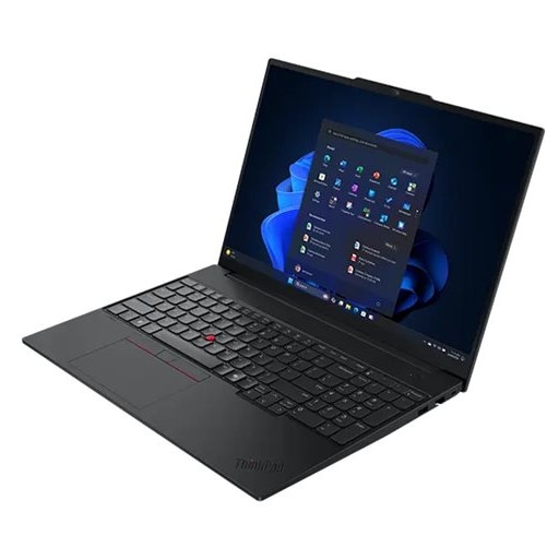 Laptop ThinkPad E16 G3, 16" WUXGA, Intel® Core™ 7 255H pana la 5.1 GHz, 16 GB RAM DDR5 5600, 512 GB SSD, Intel Arc Graphics, Free Dos, Black 512 GB
