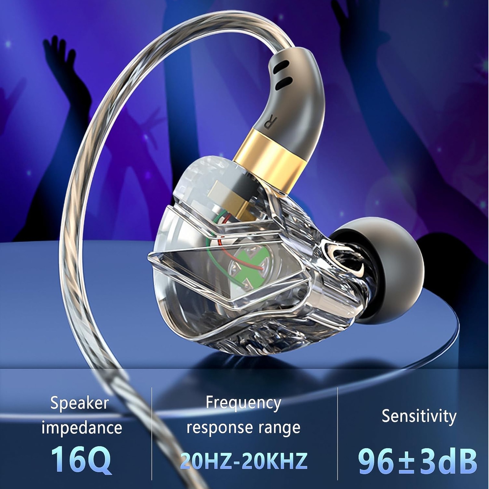 Casti fir Type-C cu microfon, Casti In-Ear Cu Fir, Zggzerg, control volum inline, design ergonomic in ureche, compatibile cu smartphone-uri Android, tablete, laptopuri, TPE, 1.2 m, Negru
