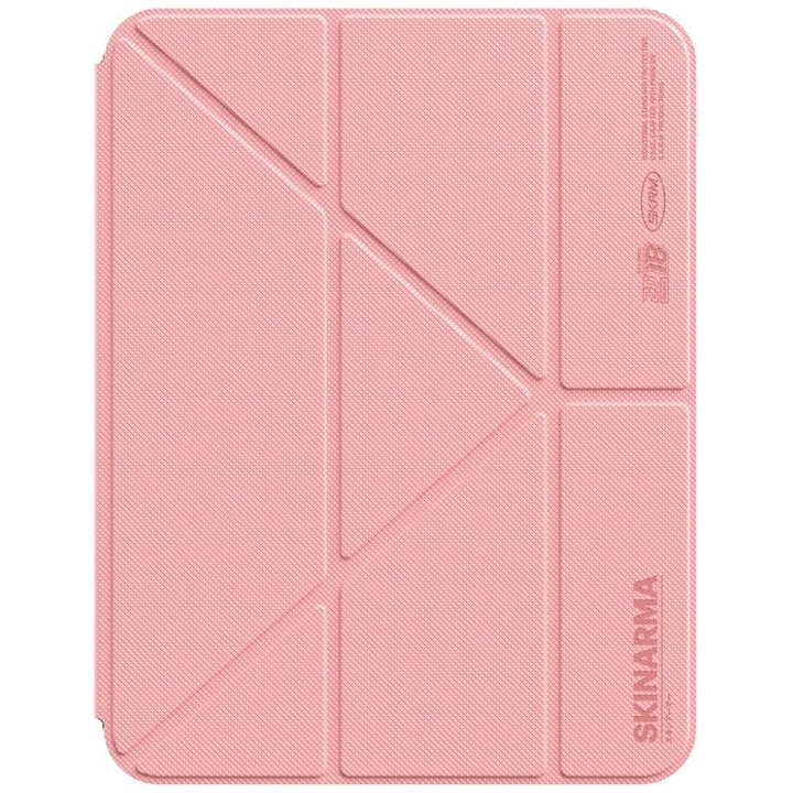 Husa iPad Skinarma Zeta, roz, nylon, pentru iPad 11" A16 (2025) / iPad 10.9" 10 gen. (2022)