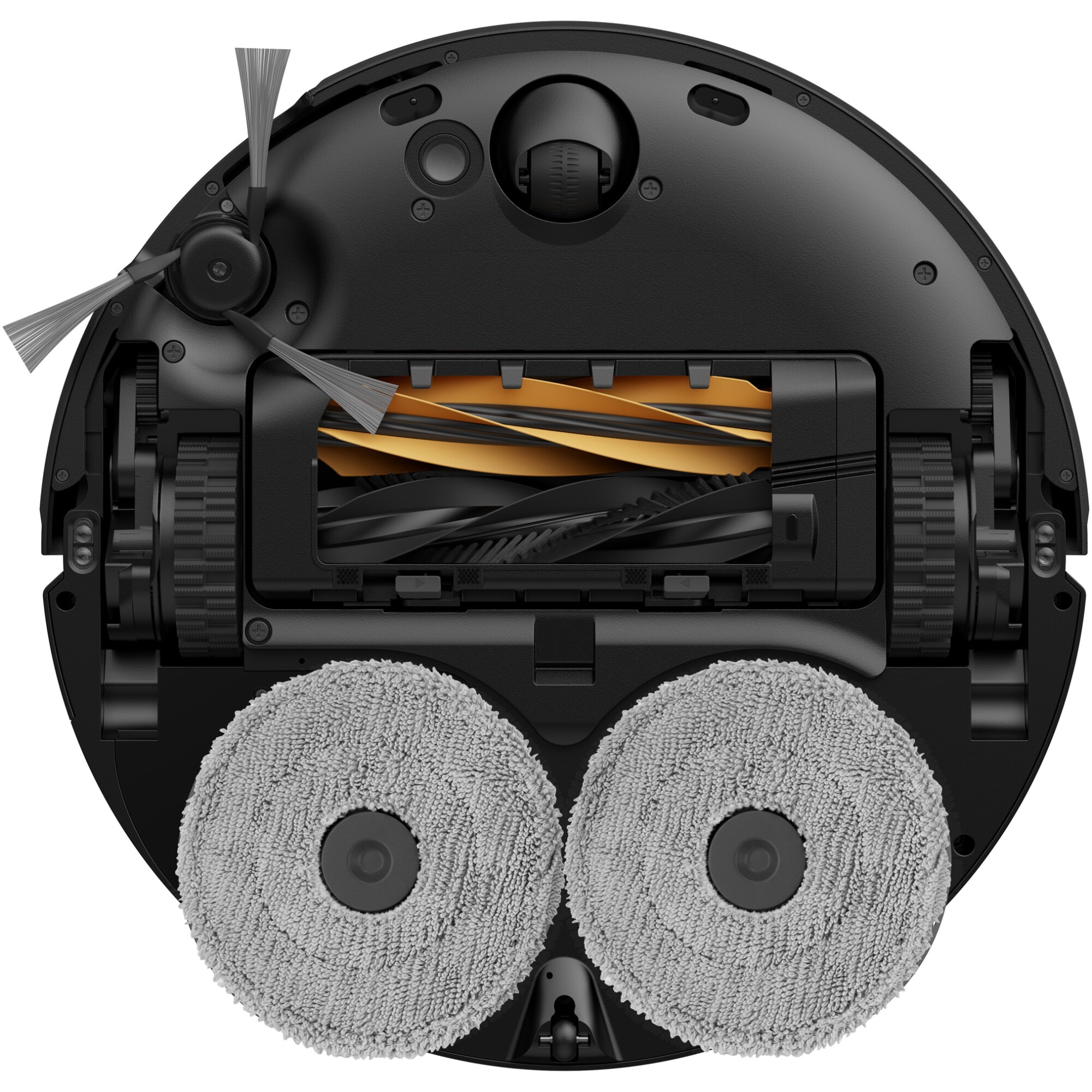 RESIGILAT: Robot de aspirare cu mop Dreame X50 Ultra RLX85CE-6-BK, detectare AI a obstacolelor și navigare la 360°, comanda vocala, depasire obstacol de 6CM, aspirare 20000Pa, perie dubla anti-incurcare, baterie 6400mAh, negru