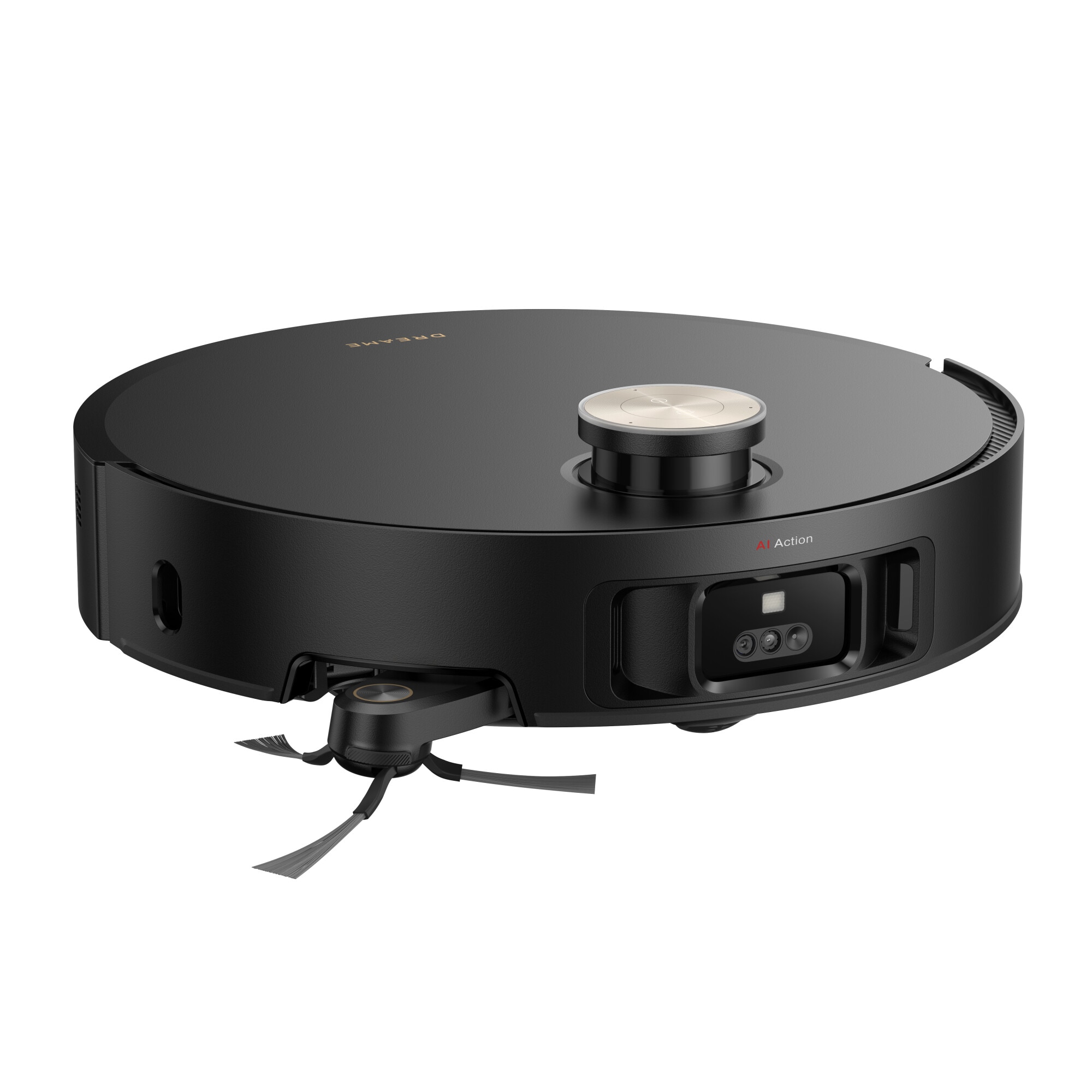 RESIGILAT: Robot de aspirare cu mop Dreame X50 Ultra RLX85CE-6-BK, detectare AI a obstacolelor și navigare la 360°, comanda vocala, depasire obstacol de 6CM, aspirare 20000Pa, perie dubla anti-incurcare, baterie 6400mAh, negru