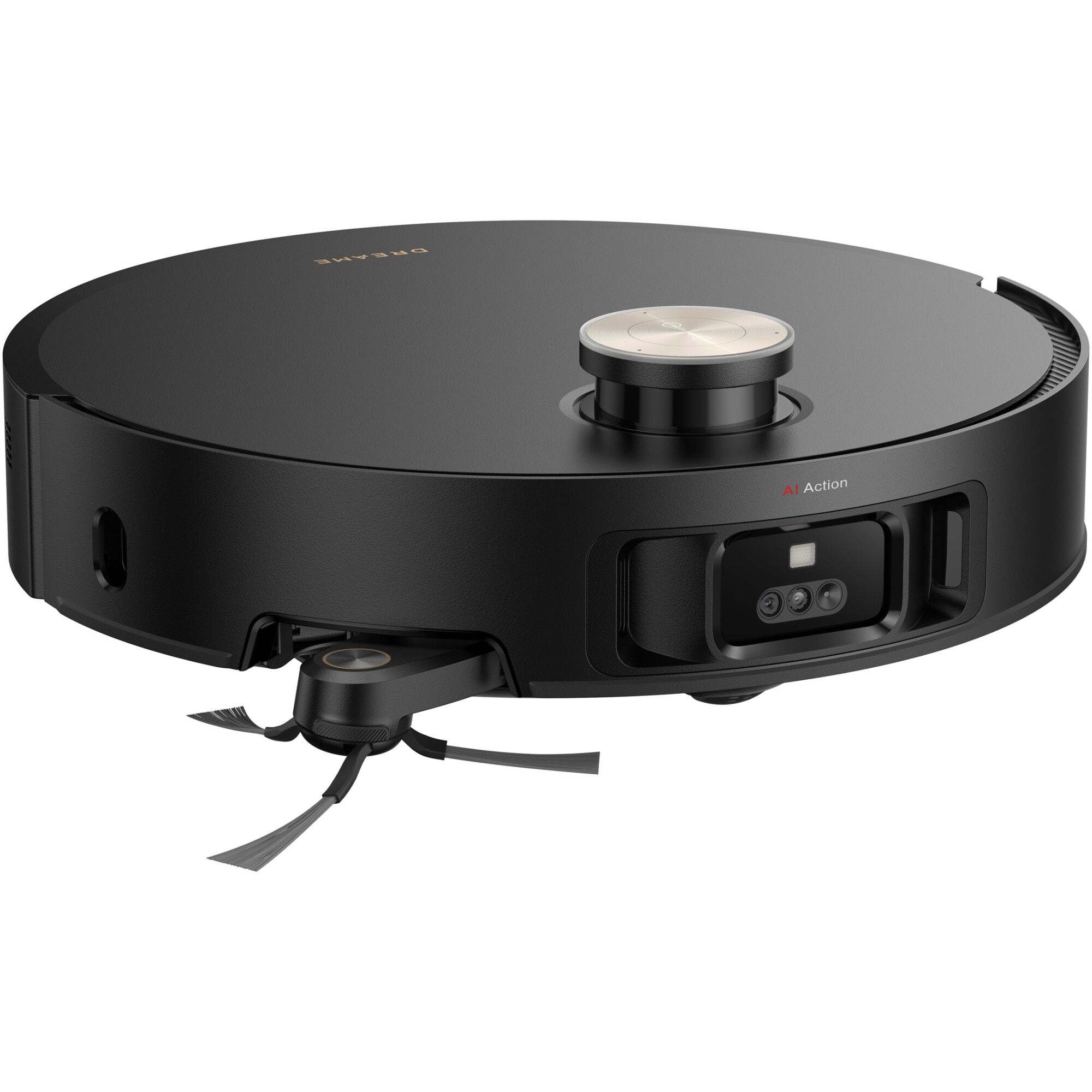 RESIGILAT: Robot de aspirare cu mop Dreame X50 Ultra RLX85CE-6-BK, detectare AI a obstacolelor și navigare la 360°, comanda vocala, depasire obstacol de 6CM, aspirare 20000Pa, perie dubla anti-incurcare, baterie 6400mAh, negru