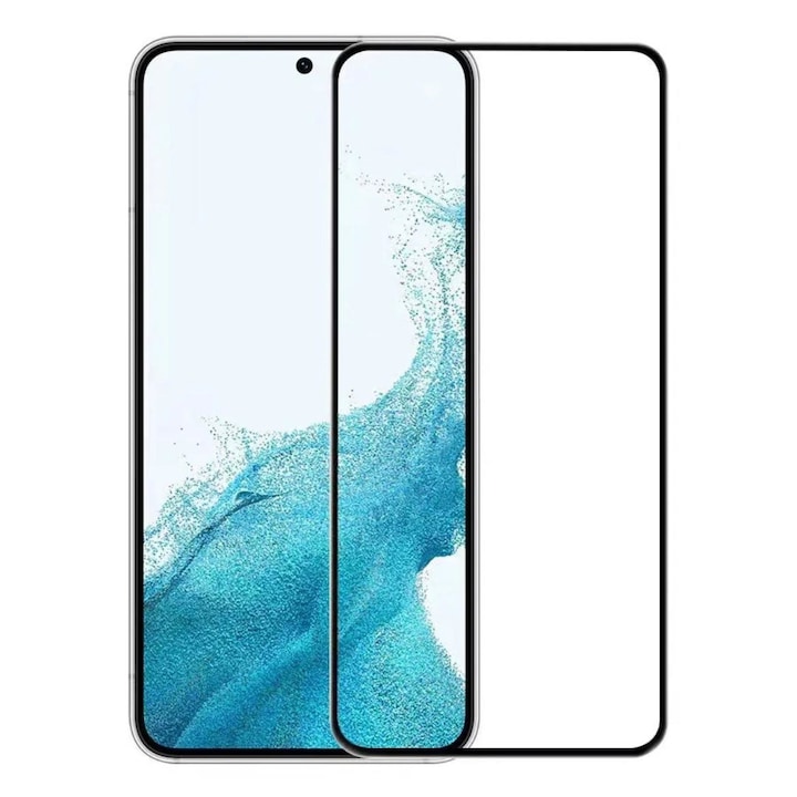 Folie stilcla securizata compatibila cu Samsung Galaxy S23, Full Glue, Full Cover