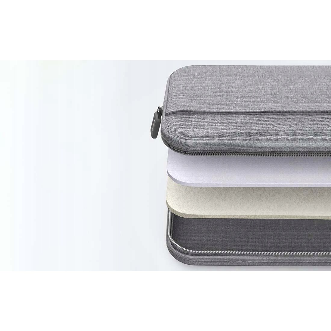 Geanta laptop UGREEN LP437 gri 25x34.5x6cm, protectie 3 straturi, compartimente multiple