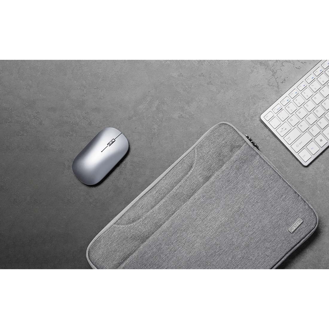 Geanta laptop UGREEN LP437 gri 25x34.5x6cm, protectie 3 straturi, compartimente multiple