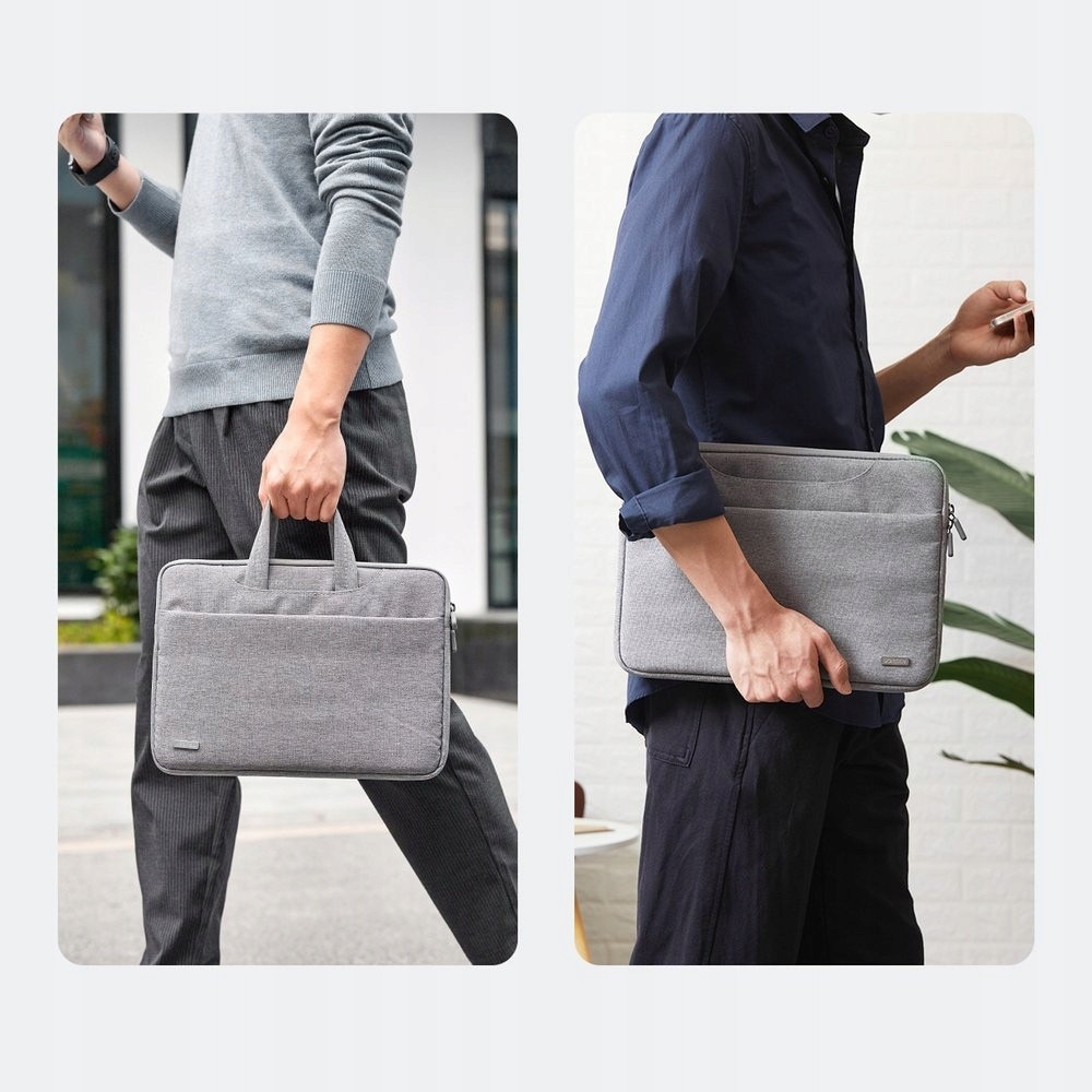 Geanta laptop UGREEN LP437 gri 25x34.5x6cm, protectie 3 straturi, compartimente multiple
