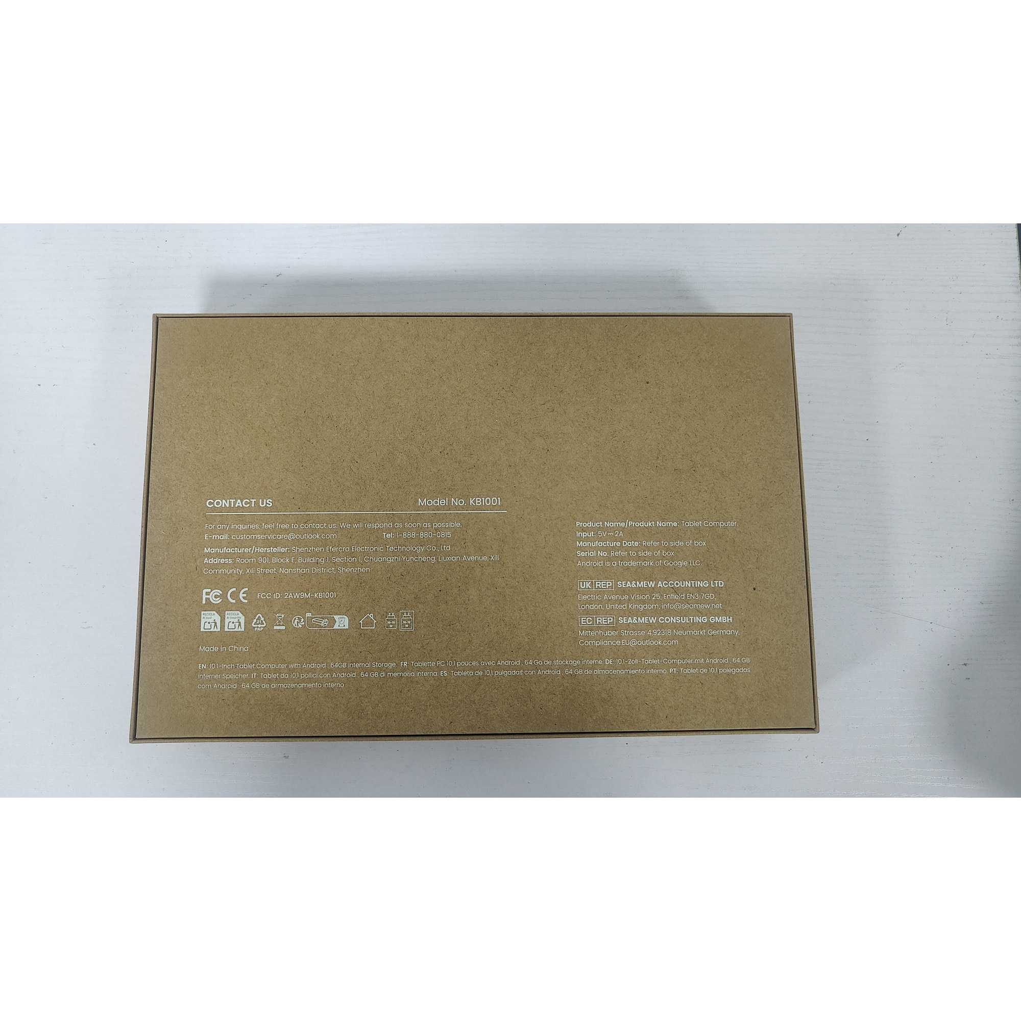 Tableta AEEZO 10 inch, 20GB RAM, 64GB ROM, camera 5MP si 8MP, neagra
