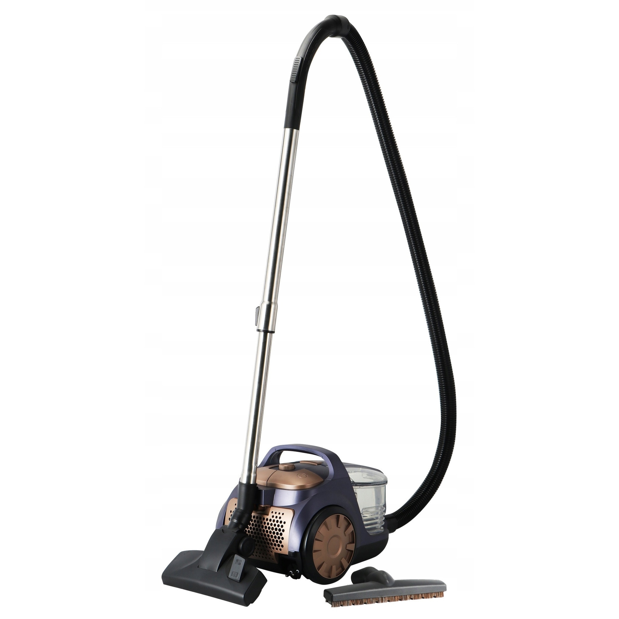 Aspirator/curatator ADLER AD 7076, cu sistem ciclon, fara sac, 3 trepte filtrare HEPA 13, 3.5L, 700W, 18.000Pa, gri