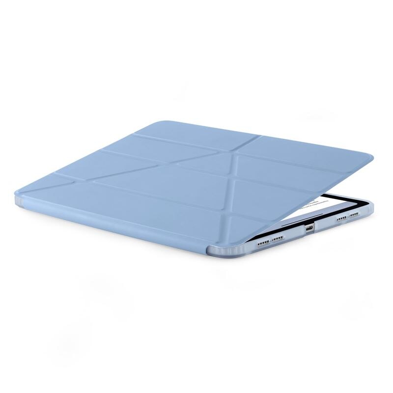 Husa Pipetto Origami No1 compatibila cu iPad Air 4 2020 / 5 2022 / 6 2024 Light Blue