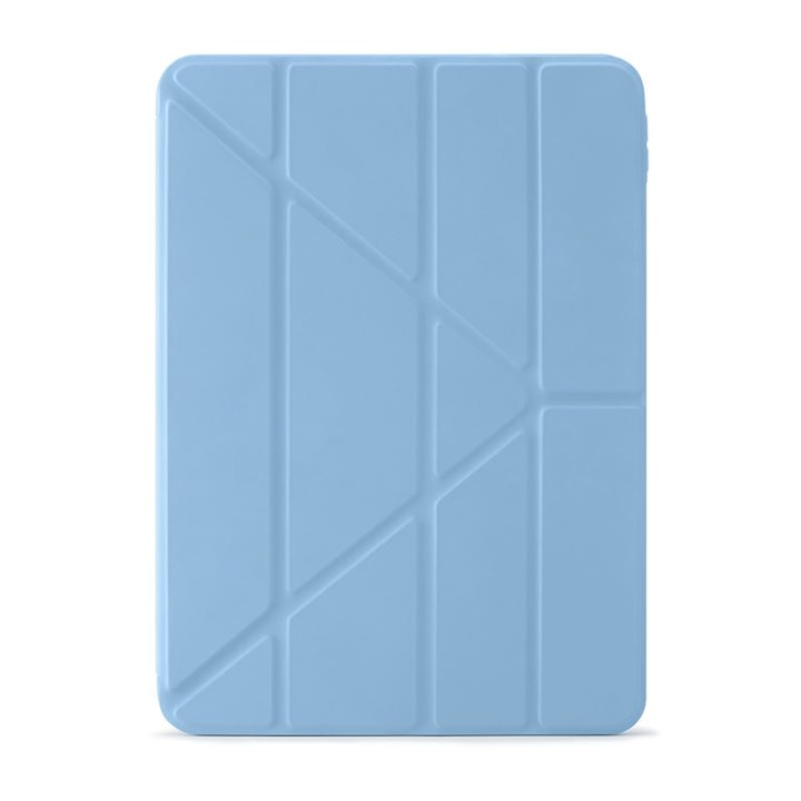 Husa Pipetto Origami No1 compatibila cu iPad Air 4 2020 / 5 2022 / 6 2024 Light Blue